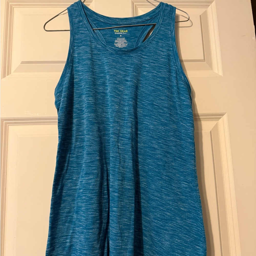 Tek Gear Blue Relaxed Sleeveless Tank Top